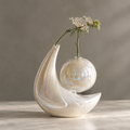 MARVOLM crescent moon vase in directional side light — Beauty from Every Angle, a sculptural piece that elevates any space