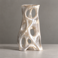 MARVOLM cylindrical vase top opening close-up — Sculpted by Nature, every curve tells a story of natural harmony